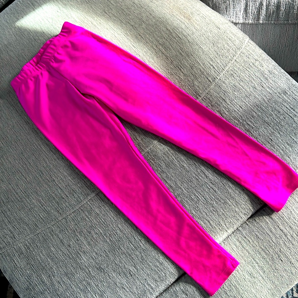 Metallic Pink Shimmer Pixie Lane Leggings